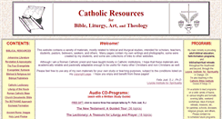 Desktop Screenshot of catholic-resources.info