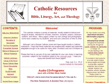 Tablet Screenshot of catholic-resources.org